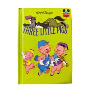 Walt Disney's Three Little Pigs World of Reading Hardcover Book